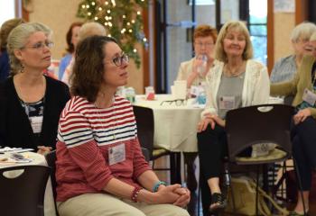 Women from various regions in the Diocese of Allentown gather at St. Thomas More, Allentown for a day of prayer, presentations, reflection and witness talks. (Photo by John Simitz)