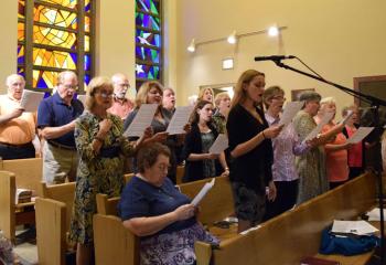 Saint Francis’ Parish Choir beautifies the liturgy with song.