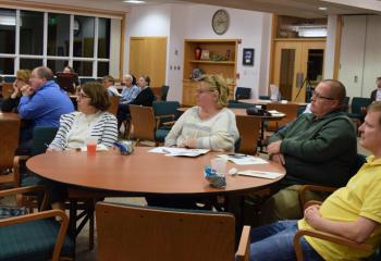 Participants gather for the workshop at McGlinn Conference and Spirituality Center, Reading. 