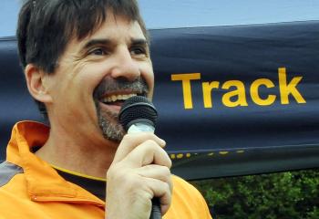 CYO track and field coordinator Dave Hohl of St. Jane Frances de Chantal, Easton announces results.