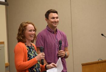 You can’t look at this situation and not see God’s hand,” Mark and Megan Quaranta tell participants as they relate their story in the July 17 talk “Fruit of Prayer: Marriage.”