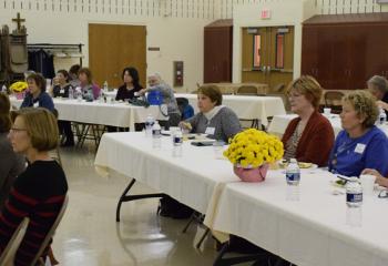 Women gather at St. Mary, Kutztown to launch the Women’s Society of Giving.