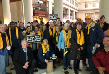 One more photo at Union Station before the St. Jane marchers return to Pennsylvania. (Photo courtesy of Andrew Azan III)