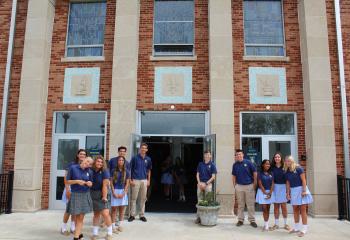 Notre Dame High School Students are ready to welcome freshman class