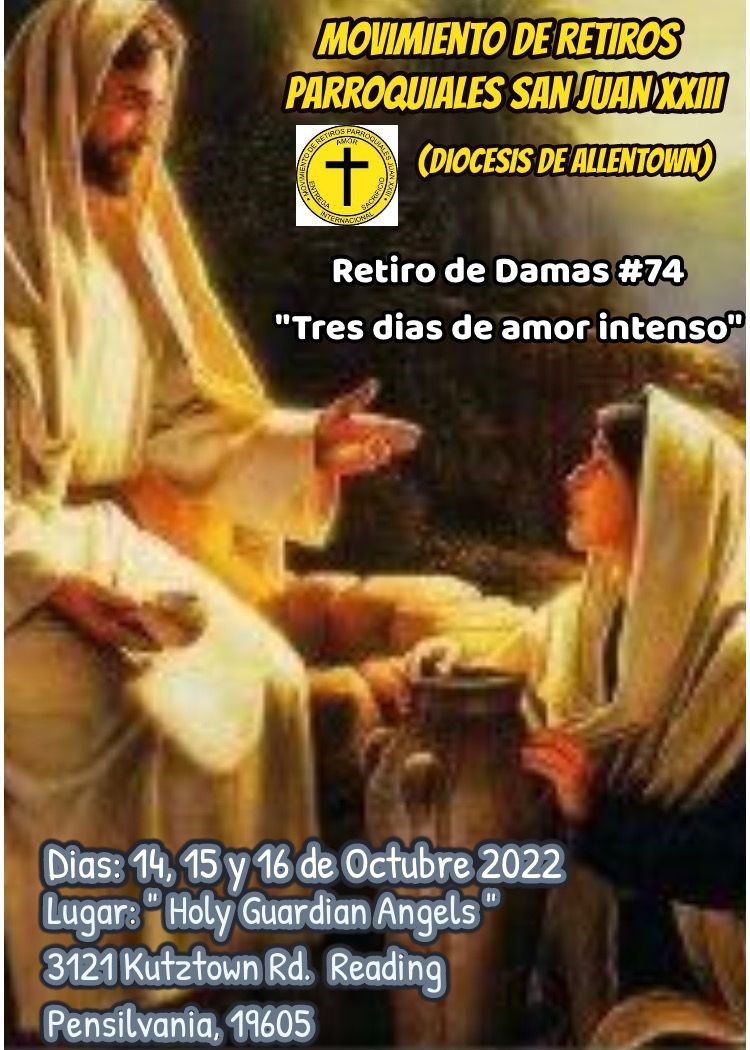 Retiro Juan XXIII para Mujeres Octubre 14-16