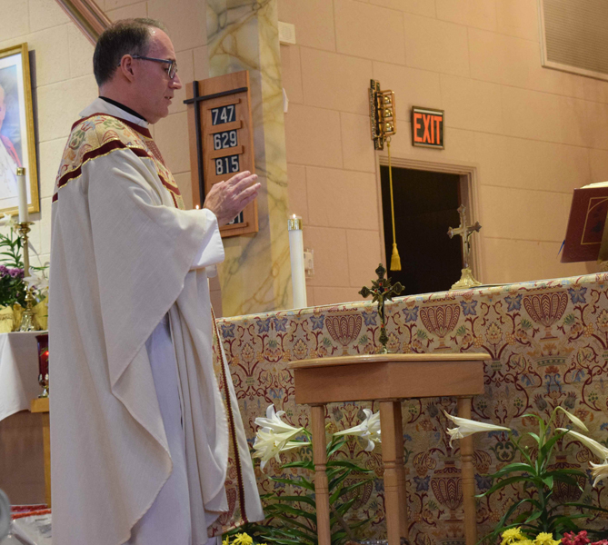 Traveling Vocations Crucifix Commissioned at St. Joseph, Frackville ...