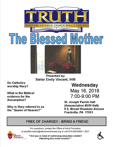 The Blessed Mother Flyer (PDF)