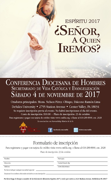 Volantes de Conferencia Diocesana de Hombres de 2017(PDF)