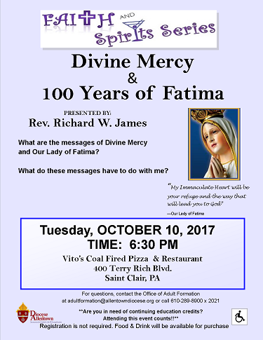 Divine Mercy & 100 Years of Fatima Flyer (PDF)