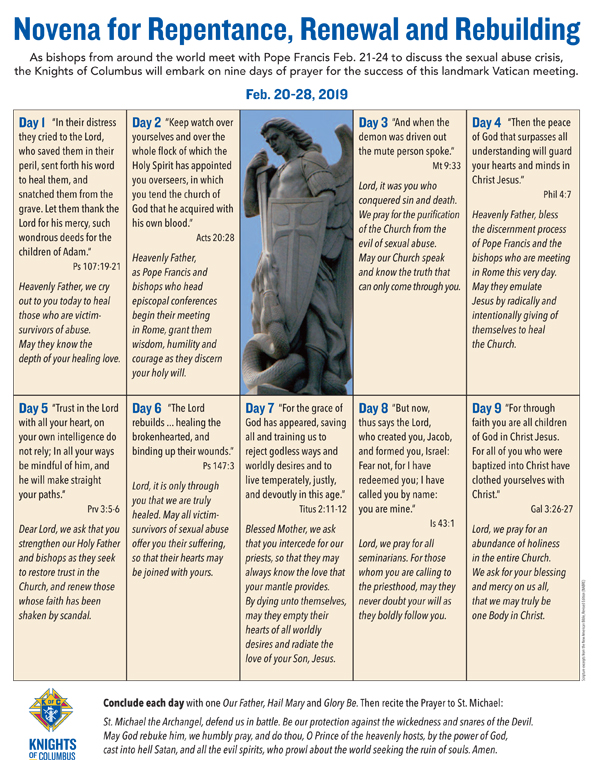 A Novena for Repentance and Justice