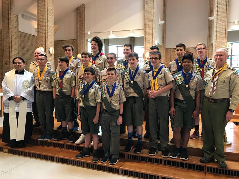 Catholic Committee on Scouting Presents Religious Medals and Awards Roman Catholic Diocese of