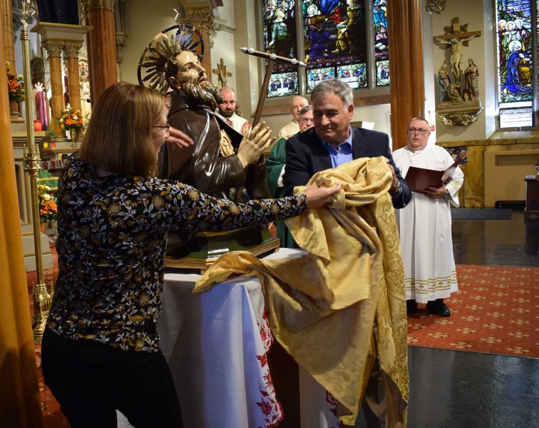 Celebrates Mass Marking Bethlehem and Its Sister City in Italy