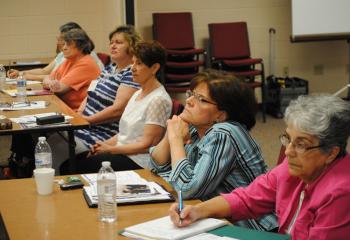 Parish advocates learn about memory loss during the half-day conference, “Understanding Dementia.” (Photo by Tara Connolly)