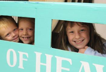 Children take part in the festivities and activities at St. Patrick. (Photo by Debbie Walker)