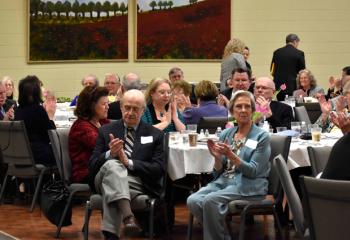 Supporters of the Bishop’s Annual Appeal (BAA) gather at St. Joseph the Worker, Orefield for the kickoff of “Called to Serve.” The appeal is an opportunity for the faithful to follow Christ’s teaching to serve all God’s people.