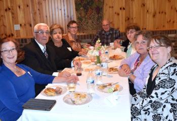 The group from St. Peter the Fisherman, Lake Harmony smiles for the camera. The appeal’s goal is to raise $5 million to help those in need.