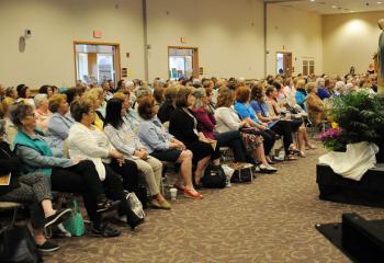 Women listen to a speaker during the daylong conference sponsored by the Diocese of Allentown Secretariat for Catholic Life and Evangelization in partnership with Stewardship: A Mission of Faith. (Photo by Ed Koskey)