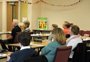 Participants listen to McKenty address advocacy, the important skills needed to be an advocate and the specifics of advocating for people with disabilities. (Photo by Tami Quigley)