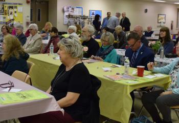 Pro-life advocates listen during the evening sponsored by Pennsylvanians for Human Life, Bethlehem/Easton.