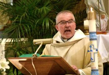 “Time allows clouds and tears of rain. But in the very gift of the Eucharist we can get a glimpse of the view of God. Our loved ones who have gone can see him clearly,” Father Jim Torpey says in the homily.