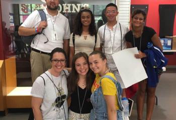 The group from the Cathedral of St. Catharine of Siena, Allentown.