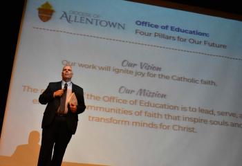 Dr. Philip Fromuth, superintendent for education, discusses the mission of Catholic education.