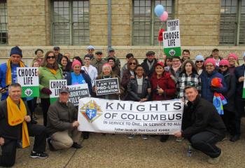 The group from Sacred Heart Parish, Bath. (Photo courtesy of Martin Brynildsen)