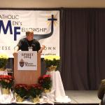 Keynote speaker Mark Houck of the King’s Men speaks at Spirit 2014