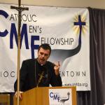 Keynote presenter Fr. Wade Menezes CPM  speaks at Spirit 2015