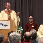 Bishop John Barres celebrates Mass at Spirit 2015 
