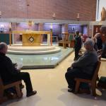 Participants reflect in adoration which was offered at Spirit 2015