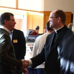 Bishop Barres greets participants at Spirit 2015