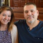 Married 4 years, Jose and Irene Quiles of Sacred Heart Allentown celebrate at the Wedding Anniversary Mass.