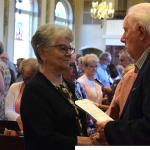 Guests at the 2021 Diocesan Wedding Anniversary Mass reaffirm their vows