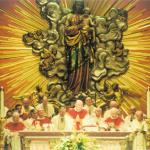 The Most Rev. Edward P. Cullen, D.D., bishop of Allentown, celebrates his Mass of Installation Feb. 9, 1998 at the Cathedral of St. Catharine of Siena, Allentown.